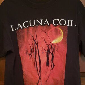 Anvil Sz Large Lacuna Coil band t-shirt; gently pre-owned; "Unleashed Memories"